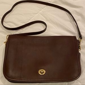 Coach Shoulder Bag.  Brown.